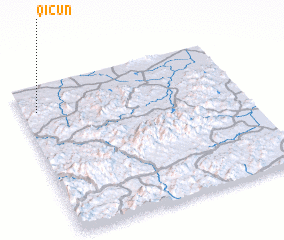 3d view of Qicun