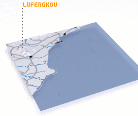 3d view of Lufengkou