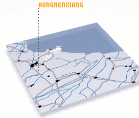 3d view of Hongmenxiang