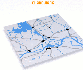 3d view of Changjiang