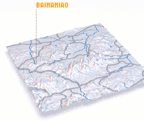 3d view of Baimamiao