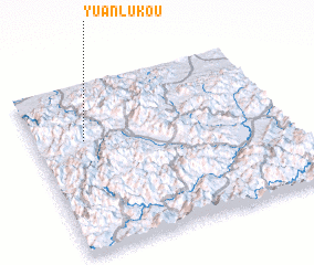 3d view of Yuanlukou