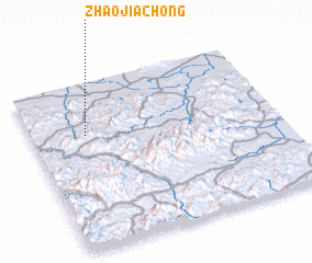 3d view of Zhaojiachong