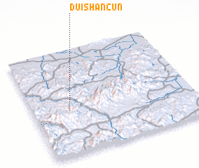 3d view of Duishancun