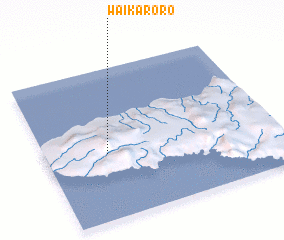 3d view of Waikaroro