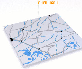 3d view of Chenjigou