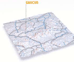 3d view of Gaocun