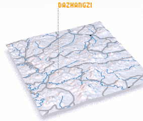 3d view of Dazhangzi