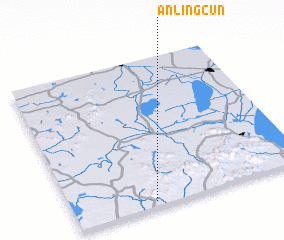 3d view of Anlingcun