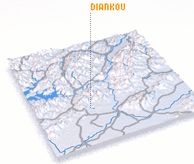 3d view of Diankou