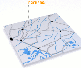 3d view of Dachengji