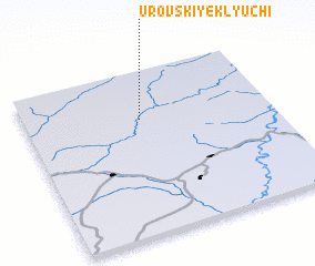 3d view of Urovskiye Klyuchi
