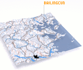 3d view of Bailingcun