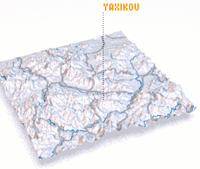 3d view of Yaxikou