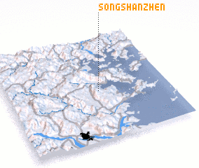 3d view of Songshanzhen