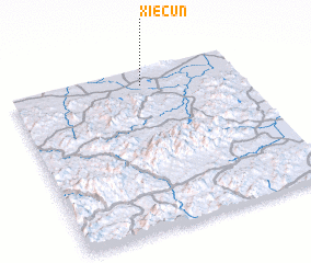 3d view of Xiecun