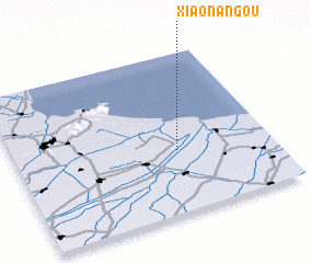 3d view of Xiaonangou