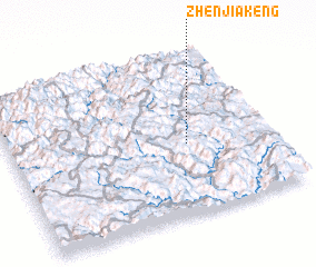 3d view of Zhenjiakeng