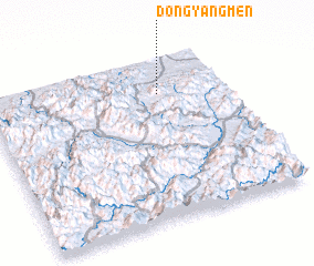 3d view of Dongyangmen