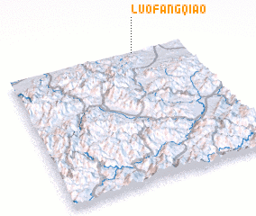 3d view of Luofangqiao