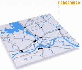 3d view of Langanqiao