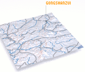 3d view of Gongshanzui