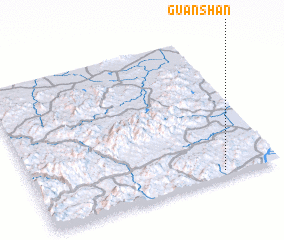 3d view of Guanshan