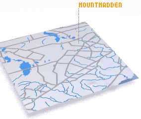 3d view of Mount Madden