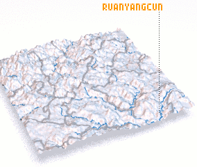3d view of Ruanyangcun