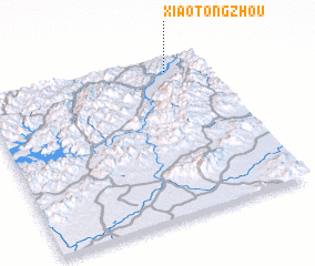 3d view of Xiaotongzhou