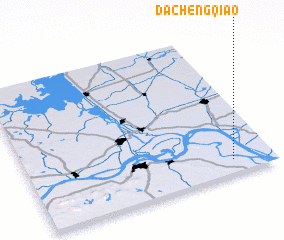 3d view of Dachengqiao