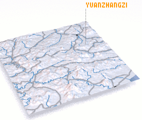 3d view of Yuanzhangzi