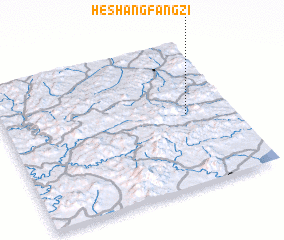 3d view of Heshangfangzi