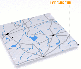 3d view of Lengjiacun