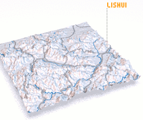 3d view of Lishui