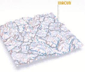 3d view of Xiacun