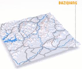 3d view of Baziqiang