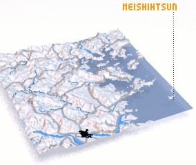 3d view of Mei-shih-ts\