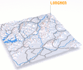 3d view of Longmen