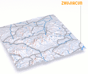 3d view of Zhujiacun