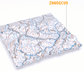 3d view of Zhangcun
