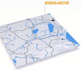 3d view of Huangjiacun