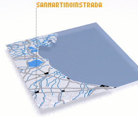 3d view of San Martino in Strada