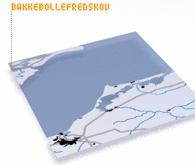 3d view of Bakkebølle Fredskov