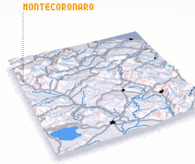 3d view of Montecoronaro