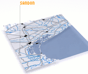 3d view of Sandon