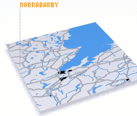 3d view of Norra Bärby