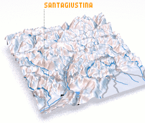 3d view of Santa Giustina