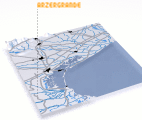 3d view of Arzergrande