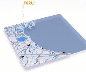 3d view of Forlì